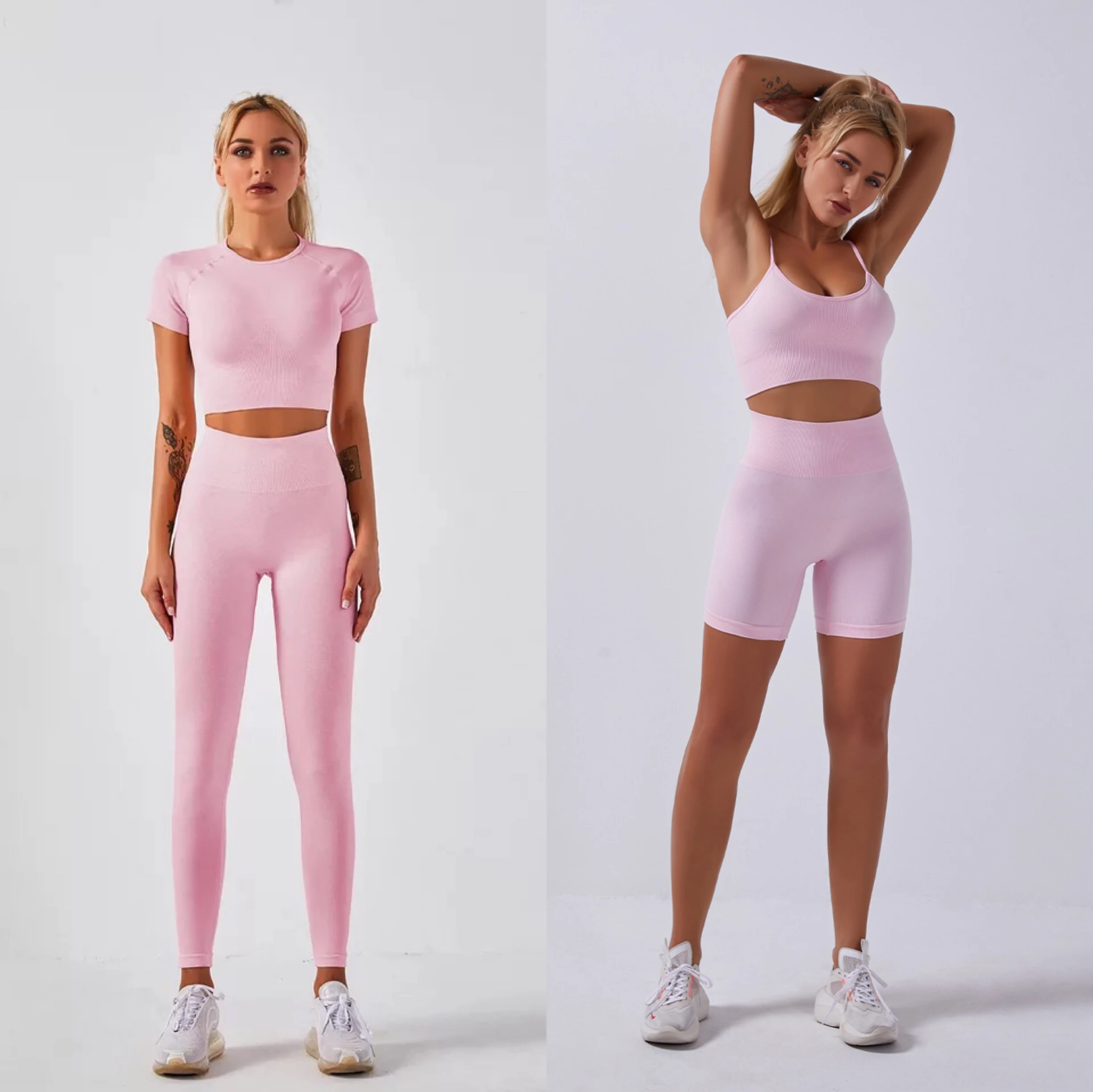 BBLXF9183 Fashion new sports 4 piece set women slim fitness cloting smart fabric 4 piece set yoga set
BBLXF9183 Fashion new sports 4 piece set women slim fitness cloting smart fabric 4 piece set yoga set