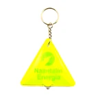 Oem Keyring Maker Supplier Custom Plastic Pvc Led Reflective Keychain