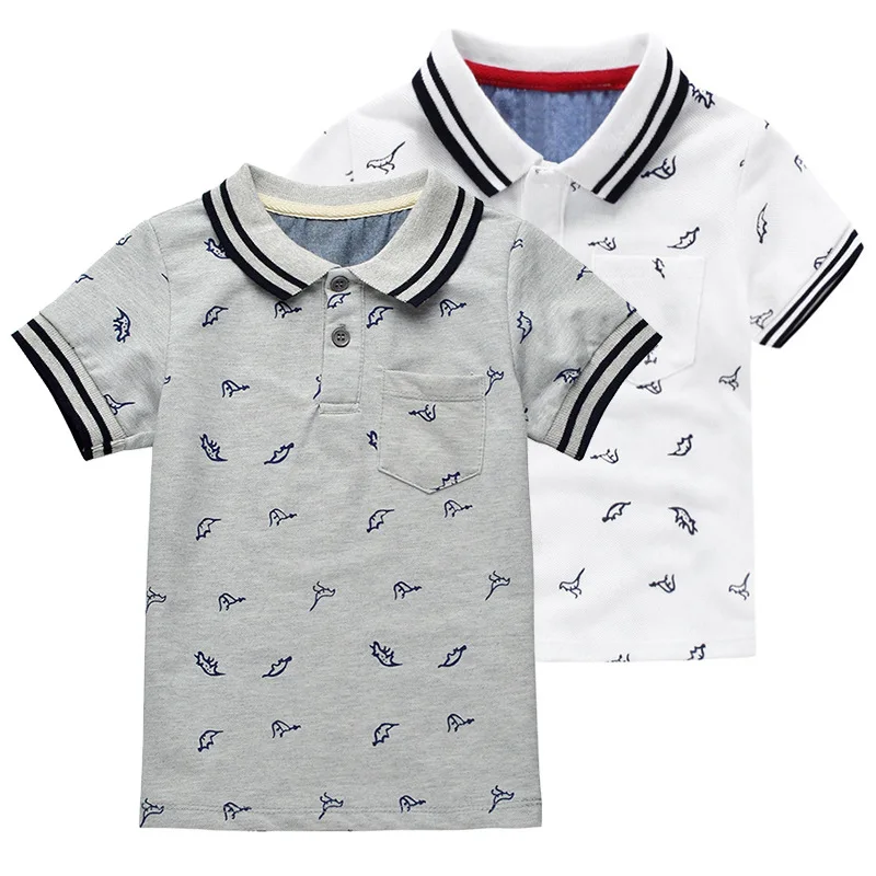 Children's Lapel T-shirt With Animal Print Children's Top Boys And Girls Short Sleeves
Children's Lapel T-shirt With Animal Print Children's Top Boys And Girls Short Sleeves