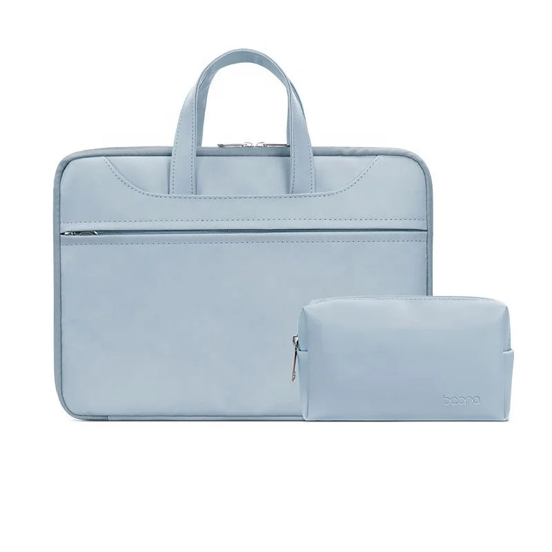 Slim Water Resistant Business Travel Laptop Sleeve, Leather Portable Briefcase Women Carrying Case for 11-17 Inch Notebook
Slim Water Resistant Business Travel Laptop Sleeve, Leather Portable Briefcase Women Carrying Case for 11-17 Inch Notebook