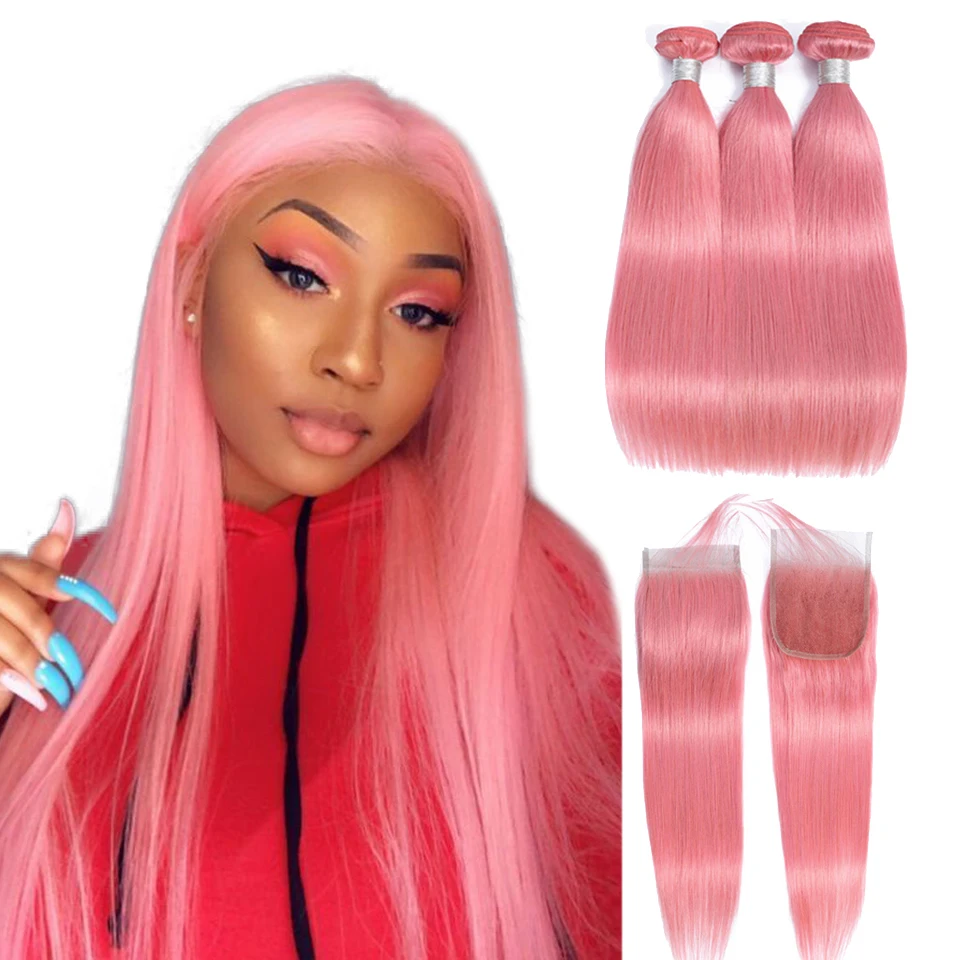 Straight Colored Hair Extension Remy Human Hair For Sale 100% Real Virgin Brazilian Pink Weave Bundles Human Hair
Straight Colored Hair Extension Remy Human Hair For Sale 100% Real Virgin Brazilian Pink Weave Bundles Human Hair