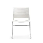 Frame Plastic Chair Steel Wholesale Coffee Metal Frame Executive Modern Fast Food Plastic White Office Chair