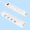 travel extension cord power outlet 6 widely spaced AC outlets factory directly uk extension lead