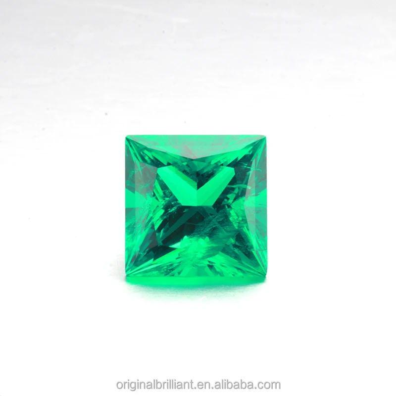 Square shape Hydrothermal Emerald Princess cut lab Emerald loose gemstones lab emerald
Square shape Hydrothermal Emerald Princess cut lab Emerald loose gemstones lab emerald