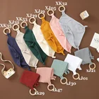 Bedding Cotton Baby Muslin Baby Bedding Toy Organic Cotton Muslin Comforter Cloth With Wooden Teething Ring