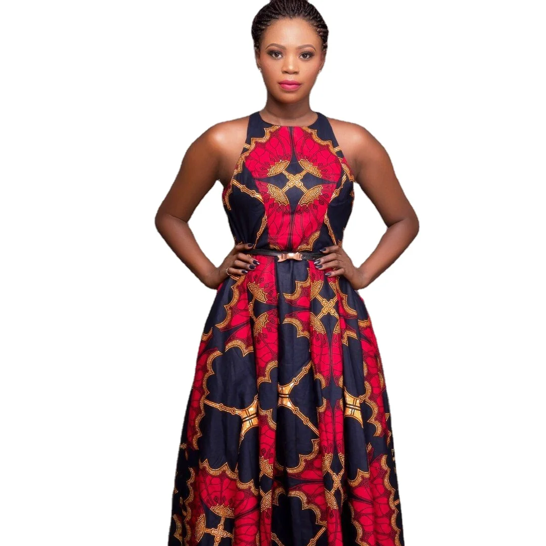 Amazon hot selling digital print women round neck sleeveless dress African style night club long dress summer dress
Amazon hot selling digital print women round neck sleeveless dress African style night club long dress summer dress