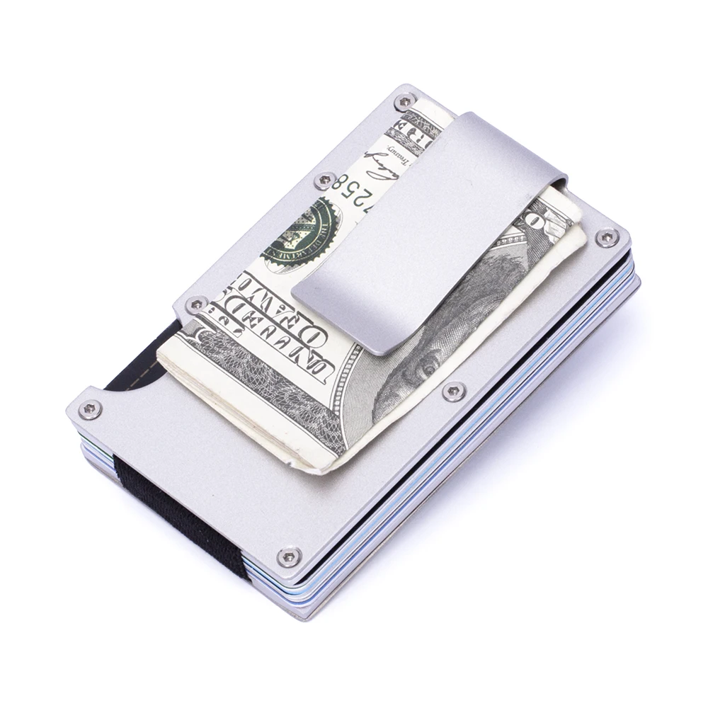 L.Poisson RFID Blocking Unisex Metal Card Holders China Manufacture Minimalist Silver Aluminum Credit Card Holder for Men, Silver or red
L.Poisson RFID Blocking Unisex Metal Card Holders China Manufacture Minimalist Silver Aluminum Credit Card Holder for Men, Silver or red