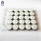 Hot sale candle manufacturer white compressed tealight long burning time