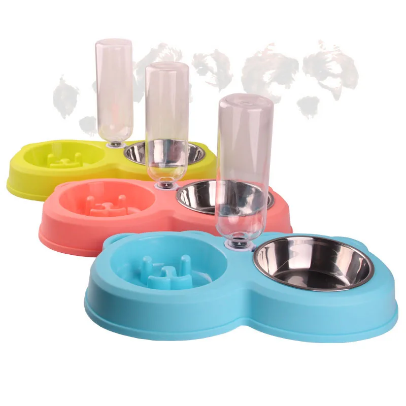 Cute Bear Shape Durable Plastic Pet Bowls Feeder Automatic Slow Feeder Dog Double Food Water Bowl
Cute Bear Shape Durable Plastic Pet Bowls Feeder Automatic Slow Feeder Dog Double Food Water Bowl