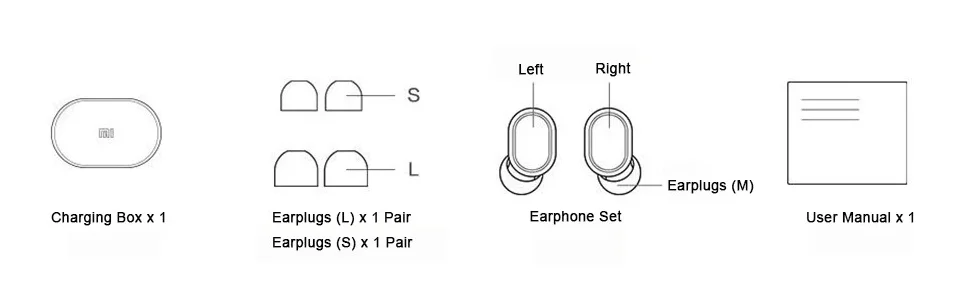 new products tws i7s i8 i9s wireless gaming headset xiaomi earphone with charging box - ANKUX.COM