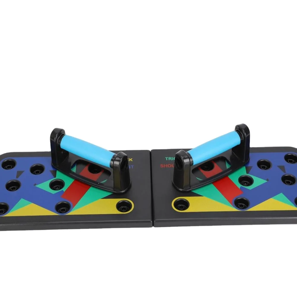 Portable Foldable Gym Home Comprehensive Fitness Push up Board System push-up stand 9 in 1 push up board, Black
Portable Foldable Gym Home Comprehensive Fitness Push up Board System push-up stand 9 in 1 push up board, Black