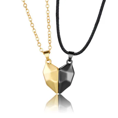 AA274 Custom Friendship Wishing Stone Chain Unisex Valentine Day Pendant Necklace Couple Heart Shape Magnet Love Necklace, 11 colors
AA274 Custom Friendship Wishing Stone Chain Unisex Valentine Day Pendant Necklace Couple Heart Shape Magnet Love Necklace, 11 colors