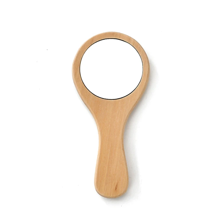 Handmade Small Portable Wood Makeup Mirror Personal Wooden Single Handle Mirror For Travel, Natural color
Handmade Small Portable Wood Makeup Mirror Personal Wooden Single Handle Mirror For Travel, Natural color