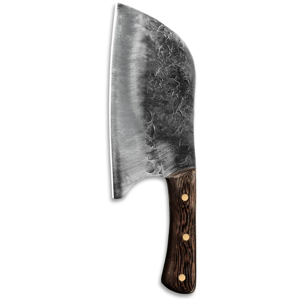 Low MOQ Custom Logo Serbian Butcher Knife 8 Inch Hand Made Full Tang Meat Cutter Knives Forged Kitchen Knives
Low MOQ Custom Logo Serbian Butcher Knife 8 Inch Hand Made Full Tang Meat Cutter Knives Forged Kitchen Knives