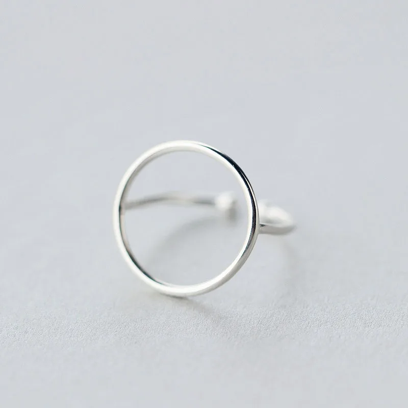 925 Sterling Silver Adjustable Open Round Finger Rings for Women Sweet Gifts Jewelry
925 Sterling Silver Adjustable Open Round Finger Rings for Women Sweet Gifts Jewelry