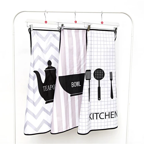 High quality aprons custom non-toxic polyester printing apron for kitchen 
High quality aprons custom non-toxic polyester printing apron for kitchen