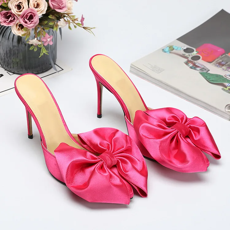 Summer sexy shoes fashion bow ladies sandals Slipper Casual Slides high heel shoes, Pink, color can be customized
Summer sexy shoes fashion bow ladies sandals Slipper Casual Slides high heel shoes, Pink, color can be customized