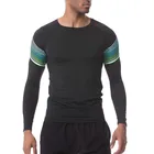 2019 New Mens Long Sleeve T Shirts Sports Wear Custom Gym Wear Mens Body Tight T Shirts