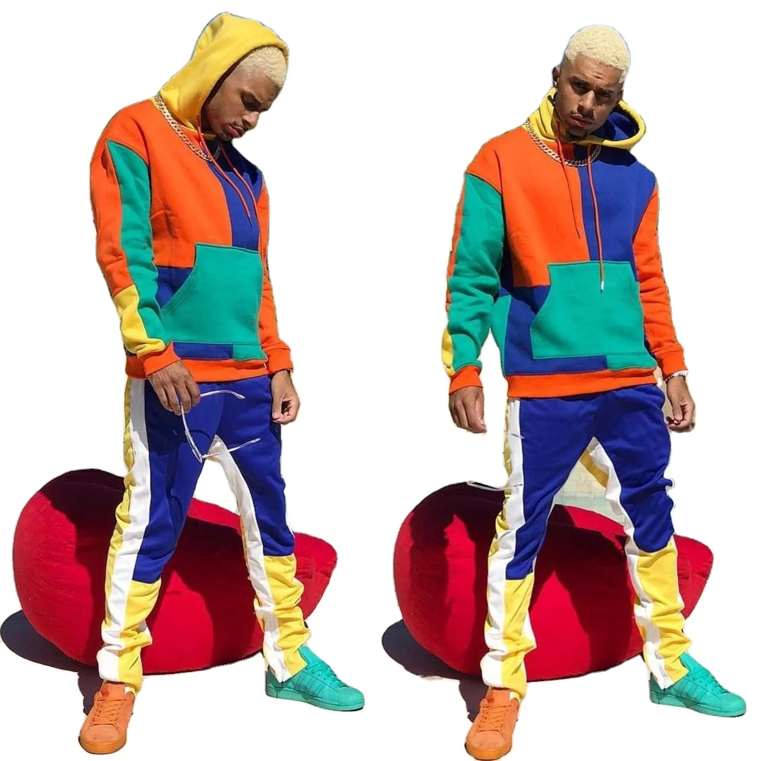 40IHN239 Autumn and Winter New Style color Block Loose-Fit Street Hooded Men's Hoodie, Customized color
40IHN239 Autumn and Winter New Style color Block Loose-Fit Street Hooded Men's Hoodie, Customized color