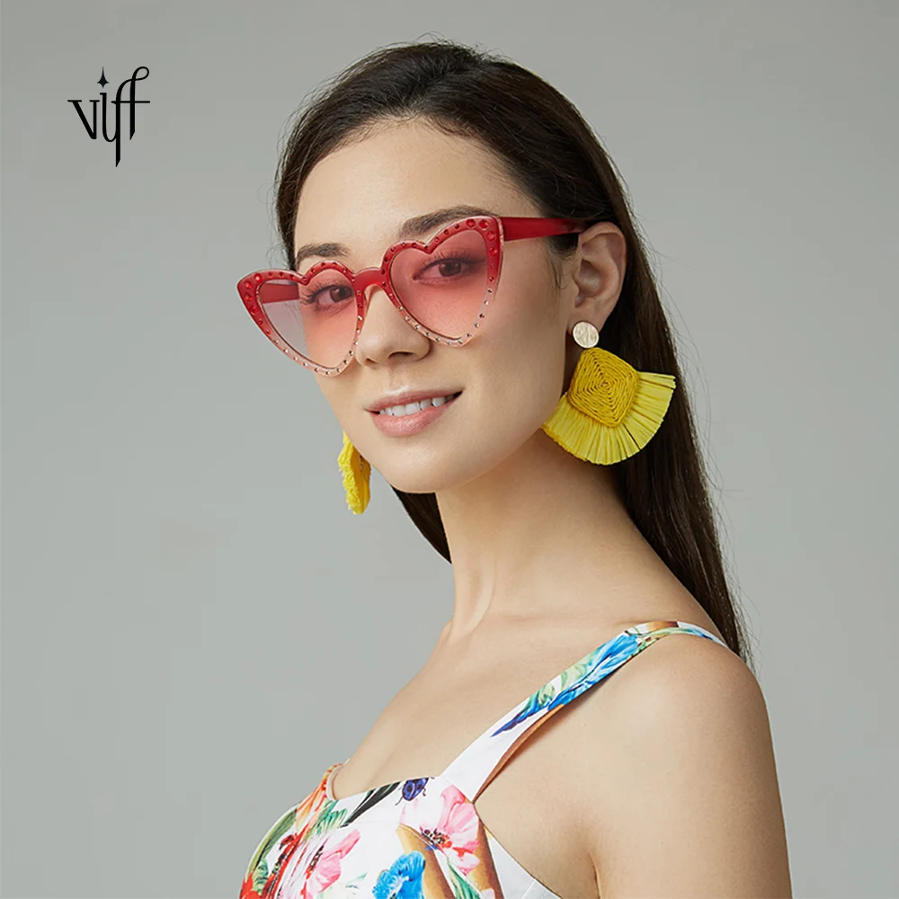 VIFF Love Heart Sunglasses Heart Shape Sun Glasses HP19162 Cute Heart Sunglasses Ladies Glasses
VIFF Love Heart Sunglasses Heart Shape Sun Glasses HP19162 Cute Heart Sunglasses Ladies Glasses
