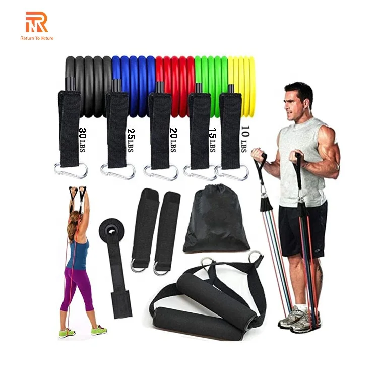 S3 11pcs Resistance Bands Set Yoga Exercise Fitness Tube Resistance Band Pull Up 11pcs Bands, Customized
S3 11pcs Resistance Bands Set Yoga Exercise Fitness Tube Resistance Band Pull Up 11pcs Bands, Customized