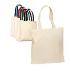 Custom Printed Promotional Tote Cotton Bags Personalised Cotton Shopping Bag