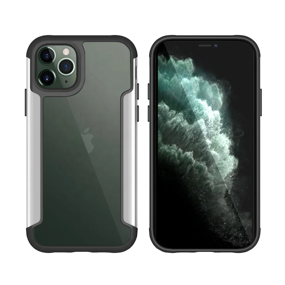 Heavy Duty Non Slip Hybrid Clear Back Phone case for iphone 11 Metal Bumper case, Multi-color, can be customized
Heavy Duty Non Slip Hybrid Clear Back Phone case for iphone 11 Metal Bumper case, Multi-color, can be customized