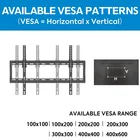 VESA 600*400 tilt tv wall mount bracket for 32''-65'' screen led lcd TV