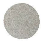 PVC nylon cord woven pad Hand Woven Braided Cotton Rope Knitting Round Coasters Placemat Table Mat