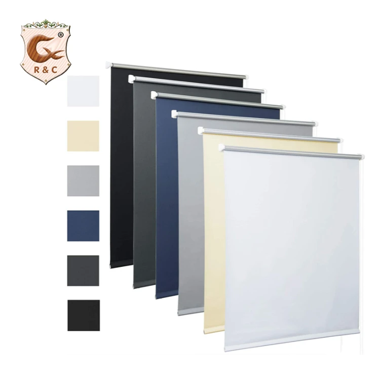 R&C Drop Shipping 45*160cm Blackout Blinds Spring Loaded Sunscreen Roller Shade, Waterproof Fabrics Black Roller Blinds/, Customized color
R&C Drop Shipping 45*160cm Blackout Blinds Spring Loaded Sunscreen Roller Shade, Waterproof Fabrics Black Roller Blinds/, Customized color