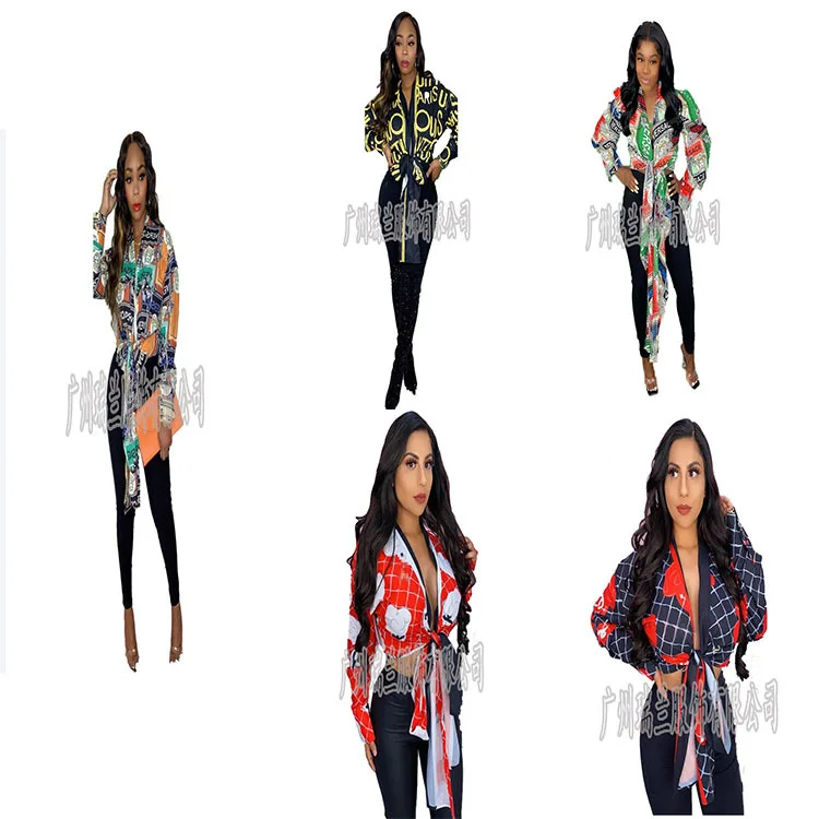 Autumn New Retro Print Long Sleeve V-Neck Long Lace Up Sexy Blouse Women Ladies Blouse, 5 colors
Autumn New Retro Print Long Sleeve V-Neck Long Lace Up Sexy Blouse Women Ladies Blouse, 5 colors