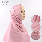 OEM supplier islamic casual Qatar muslim women heavy chiffon hijab scarf long