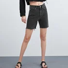 High sale basic biker shorts women high waist short jean