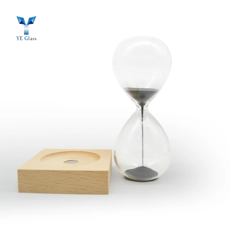 Wholesale Magnetic Hourglass With Iron Filings(Ferrous Sand) & Wood Base, Customized color
Wholesale Magnetic Hourglass With Iron Filings(Ferrous Sand) & Wood Base, Customized color