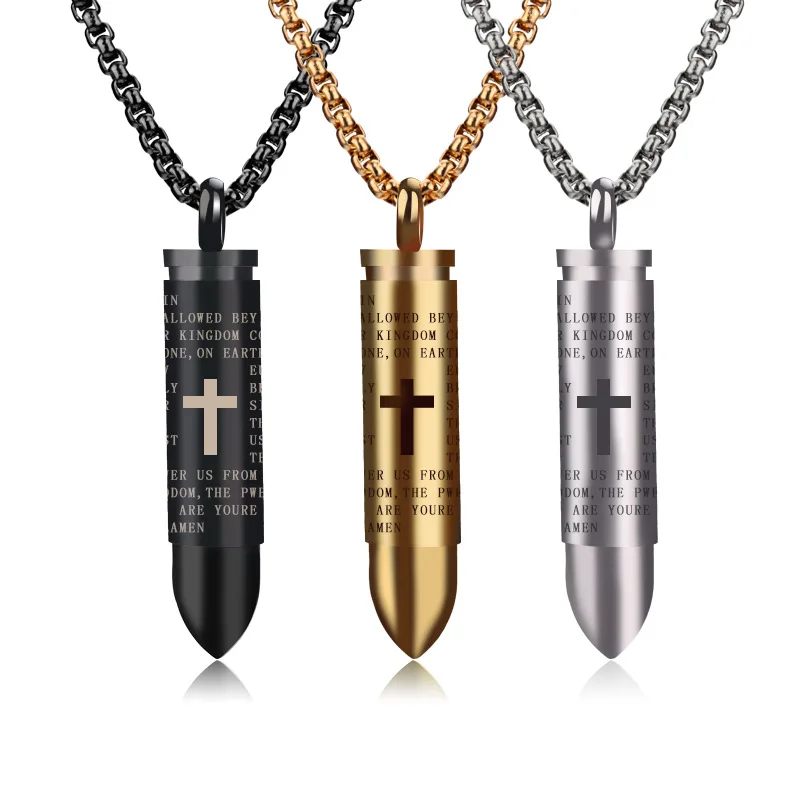 XBY Wholesale Bullet Stainless Steel necklaces Hip-hop High Quality Men Jewelry necklaces, Gold
XBY Wholesale Bullet Stainless Steel necklaces Hip-hop High Quality Men Jewelry necklaces, Gold