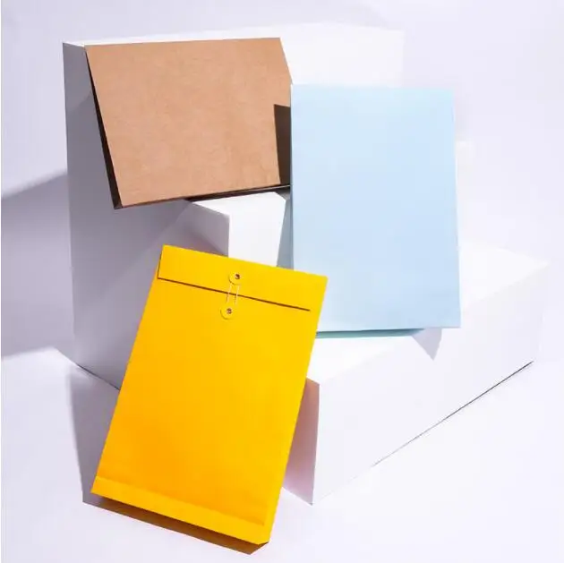 Recyclable customized laminated t-shirt clothing paper packaging bags with string closure
Recyclable customized laminated t-shirt clothing paper packaging bags with string closure