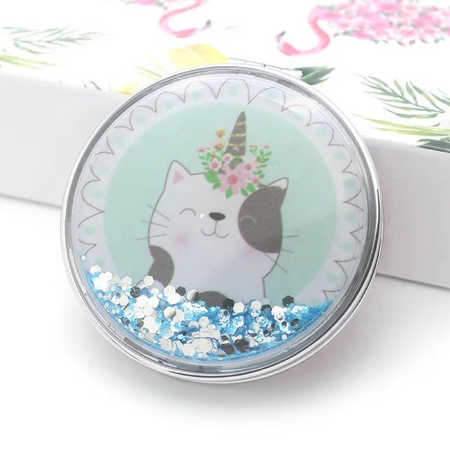 Private Label Round Glitter Dual Sided Mirror Liquid Sand Foldable Metal Pocket Cosmetic Mirror, Blue, pink, as pictures
Private Label Round Glitter Dual Sided Mirror Liquid Sand Foldable Metal Pocket Cosmetic Mirror, Blue, pink, as pictures