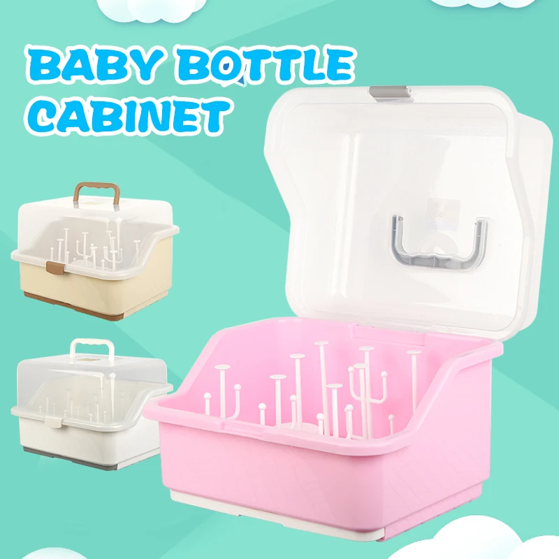 Baby Bottle Drying Rack Baby Milk Bottle Storage Box, Pink,white,khaki
Baby Bottle Drying Rack Baby Milk Bottle Storage Box, Pink,white,khaki