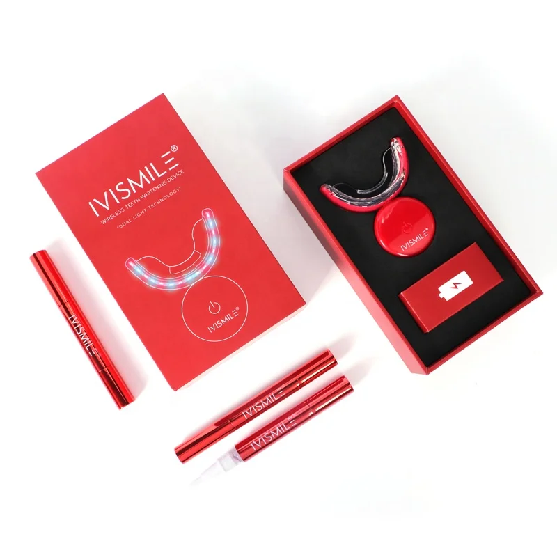 IVISMILE 2021 Products Remove Stains Wholesale Led Teeth Whitening Kits, Black/pink/white
IVISMILE 2021 Products Remove Stains Wholesale Led Teeth Whitening Kits, Black/pink/white