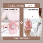 Toys Mini Fan Toy Fan Christmas Girls' Toys Gifts Ideas Gadgets Led Light Mini Fan For Friends