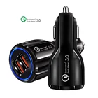 SIPU QC 3.0 5V 3.1A USB Fast Charging 2 Usb Port Quick Charger 3.0 USB Car Charger for Mobile Phone