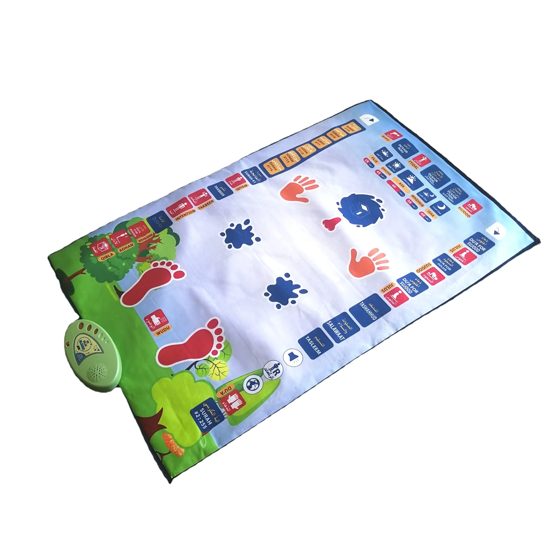 Muslim Praying Mat for Kids New Electric Islamic Children Sejadah Ramadan Prayer Rug Gift Box with Quran
Muslim Praying Mat for Kids New Electric Islamic Children Sejadah Ramadan Prayer Rug Gift Box with Quran