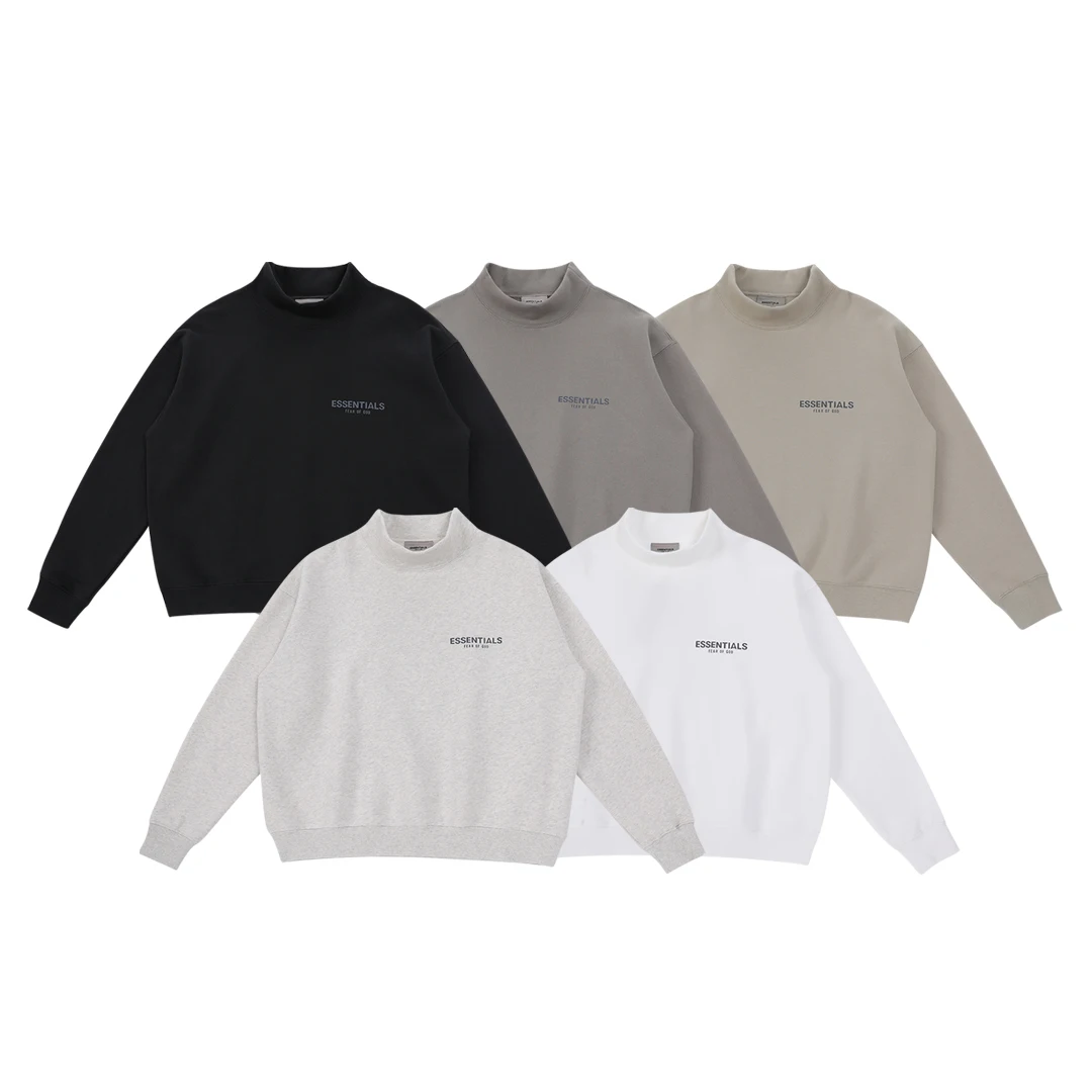Winter Essentials 3M Reflective Letters Turtleneck Pullover Men's Women's Hip Hop streetwear Kanye West Loose Casual Sweatshirt
Winter Essentials 3M Reflective Letters Turtleneck Pullover Men's Women's Hip Hop streetwear Kanye West Loose Casual Sweatshirt