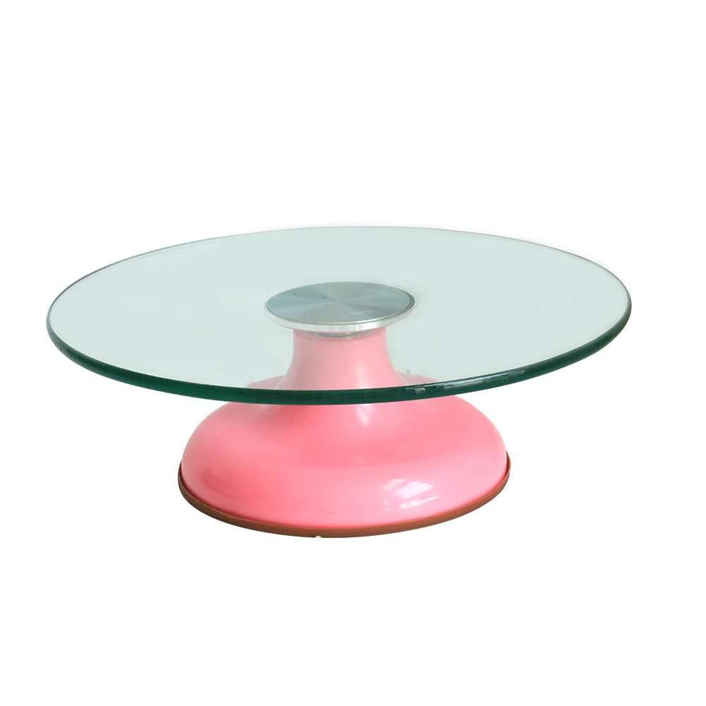 Wholesale Cake Decorating Tool Party Non-slip Rotating Round Glass Cake Turntable for Making birthday cake, Siver
Wholesale Cake Decorating Tool Party Non-slip Rotating Round Glass Cake Turntable for Making birthday cake, Siver