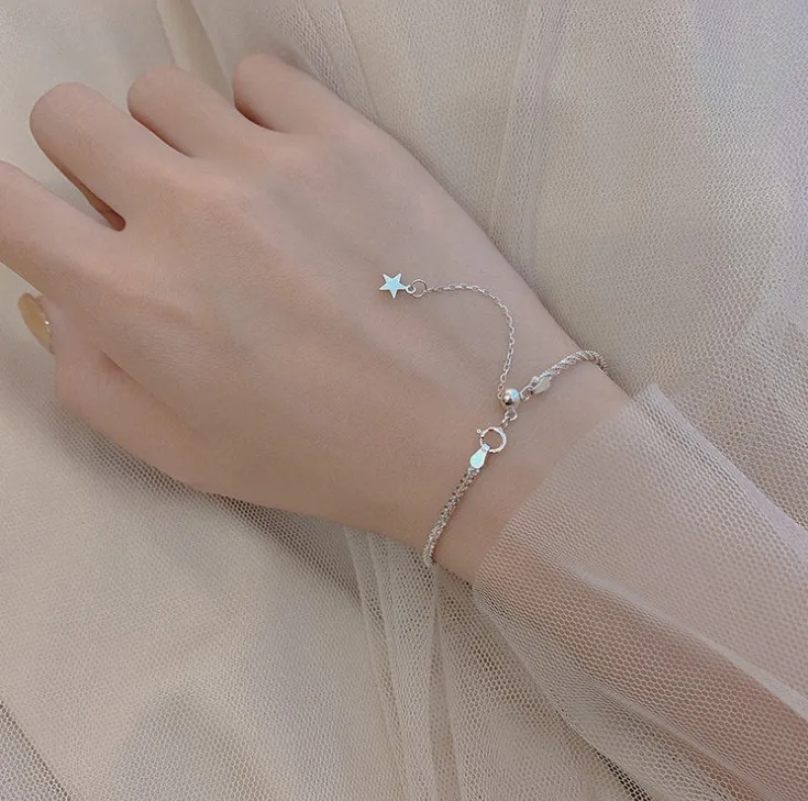 925 silver fashion fresh and temperament sliver full rhinestone star shape bracelet women
925 silver fashion fresh and temperament sliver full rhinestone star shape bracelet women