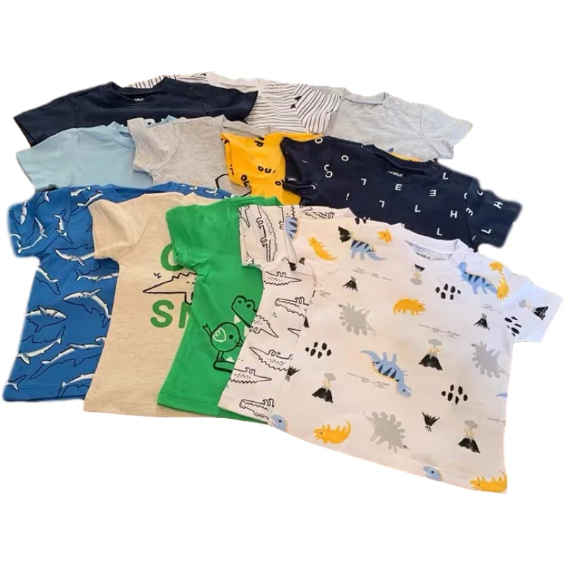 Cheap wholesale factory supply summer printing girls' t-shirts