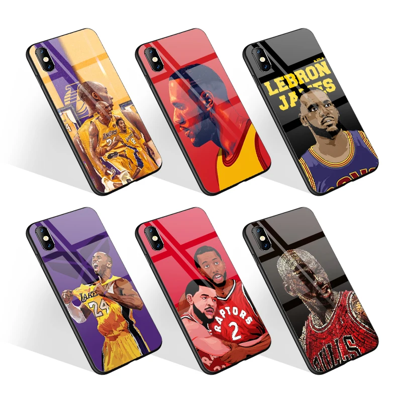 Hard Glossy Tempered Glass Phone Case for iPhone 13 12 11 Pro Max Basketball Super Star Scratch-Resistant Mobile Covers, Multiple
Hard Glossy Tempered Glass Phone Case for iPhone 13 12 11 Pro Max Basketball Super Star Scratch-Resistant Mobile Covers, Multiple