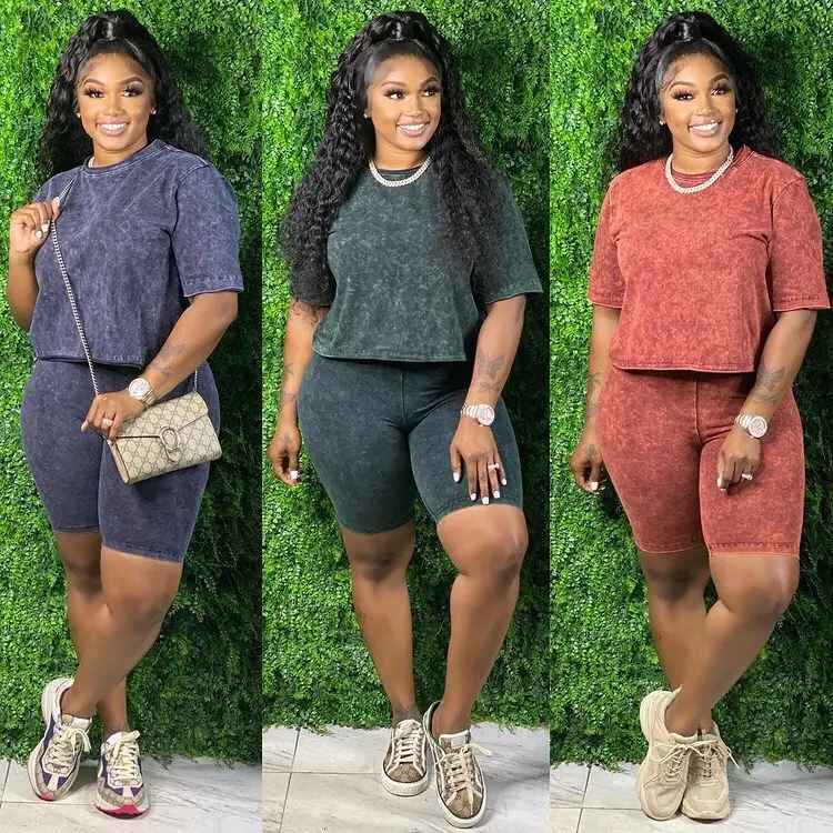 Summer 2021 Hot Sale Plain Tshirt Shorts 2 Piece Set Women Casual Outfits Summer 2021 Outfit 2 Piece Set Women Clothing, Picture
Summer 2021 Hot Sale Plain Tshirt Shorts 2 Piece Set Women Casual Outfits Summer 2021 Outfit 2 Piece Set Women Clothing, Picture