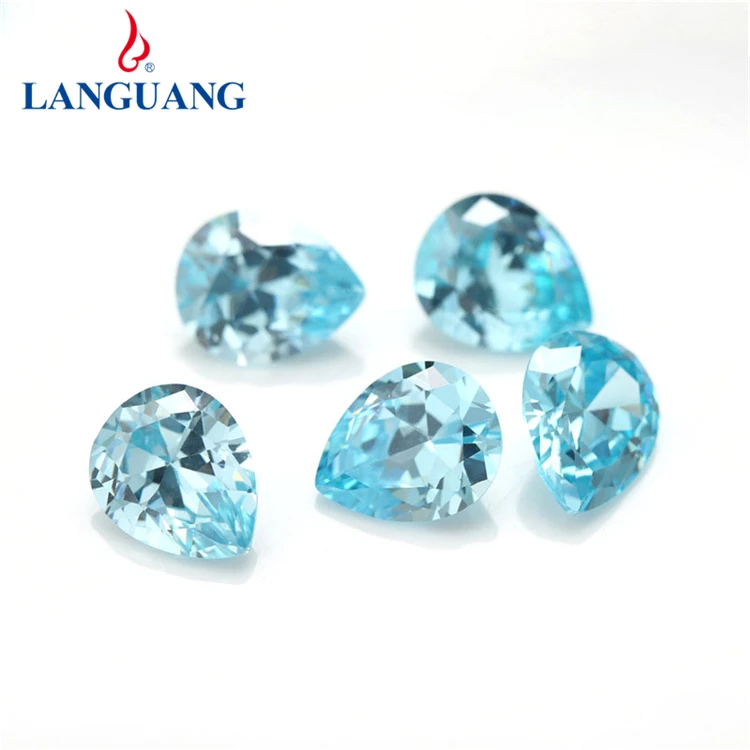 Man made high quality water drop pear shaped natural China sea blue Diamond pine gem cubic zirconia gem wholesale
Man made high quality water drop pear shaped natural China sea blue Diamond pine gem cubic zirconia gem wholesale