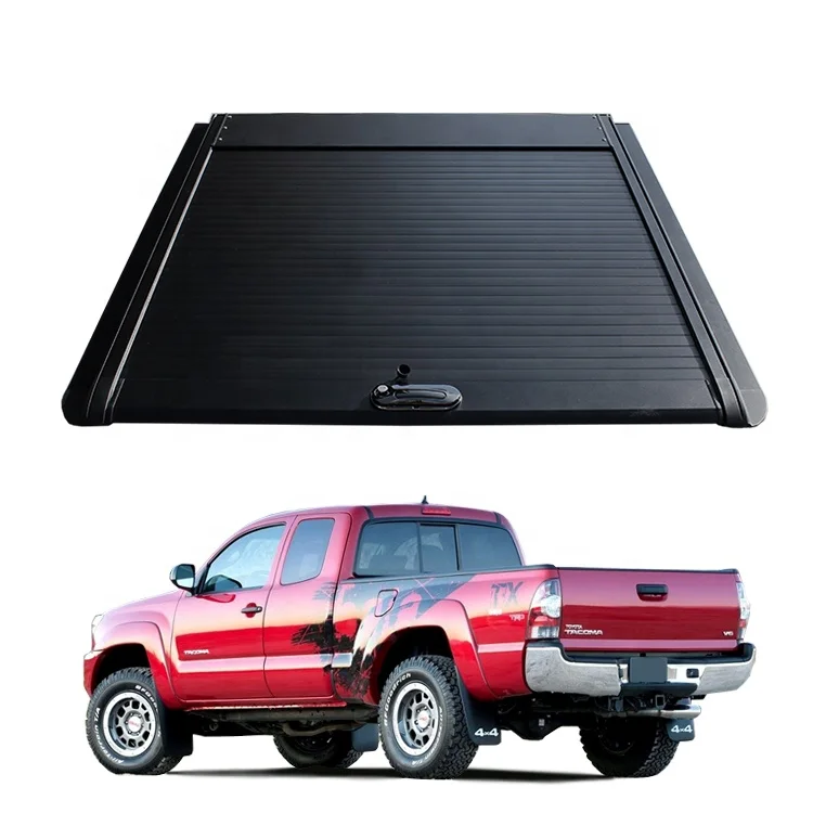 Retractable Aluminum Roller Lid Shutter Tonneau Cover For Toyota Tacoma Buy Factory Price Retractable Truck Bed Pickup Tonneau Cover Roller Lid Aluminum Cover For Tundra Retractable Aluminum Rolling Tonneau Cover For Pickup